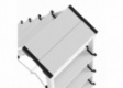 Hailo D60 StandardLine Doppelstufenleiter mit rutschsicheren geriffelten 2x5 Stufen