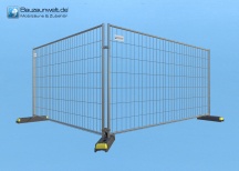 BAUZAUNWELT 20er Set 14 kg EUTOP Exklusiv - Betonfuß und Verbinder
