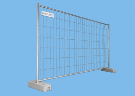 BAUZAUNWELT 15 kg 3,5 x 2,0 m Mobilzaun Profi Business Rohr in Rohr - extra stabil