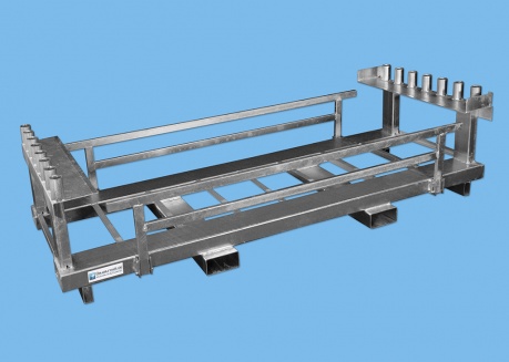 BAUZAUNWELT Multifunktionspalette MTP 15 L 2,25 x B 0,85 m