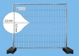 20er Set Mobilzaun 2,20m x 2,00m 11 kg extra stabil - 16 kg PE Fuß