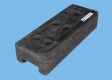 BAUZAUNWELT 10er Set 13 kg EUTOP - Betonfuß und Verbinder