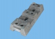 BAUZAUNWELT 10er Set 13 kg EUTOP - Betonfuß und Verbinder