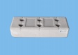 BAUZAUNWELT 10er Set 18 kg Mobilzaun - Betonfuß und Verbinder