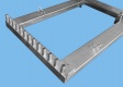 BAUZAUNWELT 26er oder 30er Set 13 kg Mobilzaun - Bauzaun Palette Betonfuß Verbinder