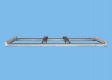 BAUZAUNWELT 26er oder 30er Set 13 kg Mobilzaun - Bauzaun Palette Betonfuß Verbinder