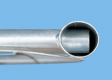 Rohr-in-Rohr Bauzaun 2,20 x 2,00 m feuerverzinkt
