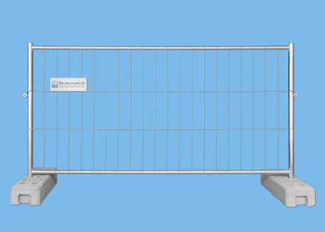BAUZAUNWELT 2,20 x 1,20 m Mobilzaun - extra stabil