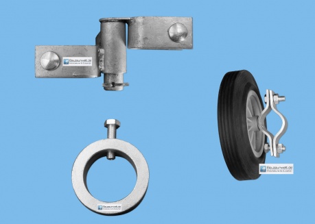 Bauzaun Tor Bausatz - zur Erstellung von Mobilzauntoren