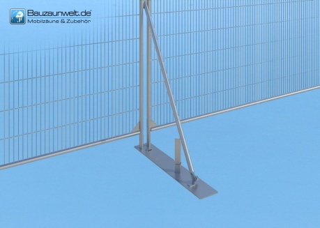 Bauzaunstützstrebe Spezial - feuerverzinkt