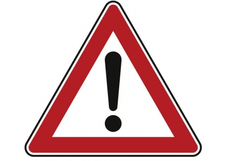 Verkehrszeichen Gefahrenstelle