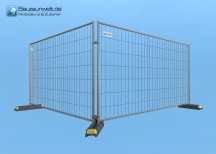 BAUZAUNWELT 10er Set 13 kg EUTOP - Betonfuß und Verbinder