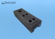 Bauzaun 11 kg EUTOP Economy 40er Set - Betonfuß und Verbinder