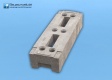 Bauzaun 11 kg EUTOP Economy 40er Set - Betonfuß und Verbinder