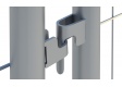 Bauzaun 11 kg EUTOP Economy 40er Set - Betonfuß und Verbinder